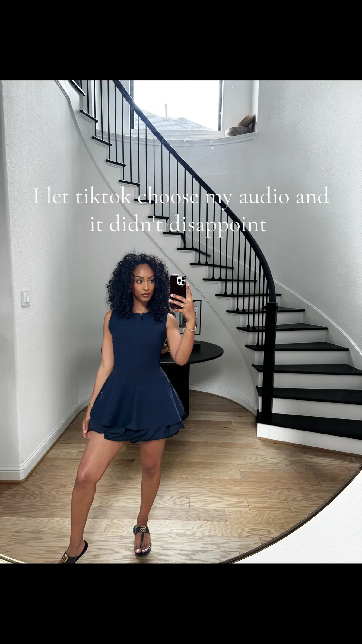 I saw a girl say post a picture and let tiktok choose your audio. It basically say a lot about you. This is my real life, so much peace! 