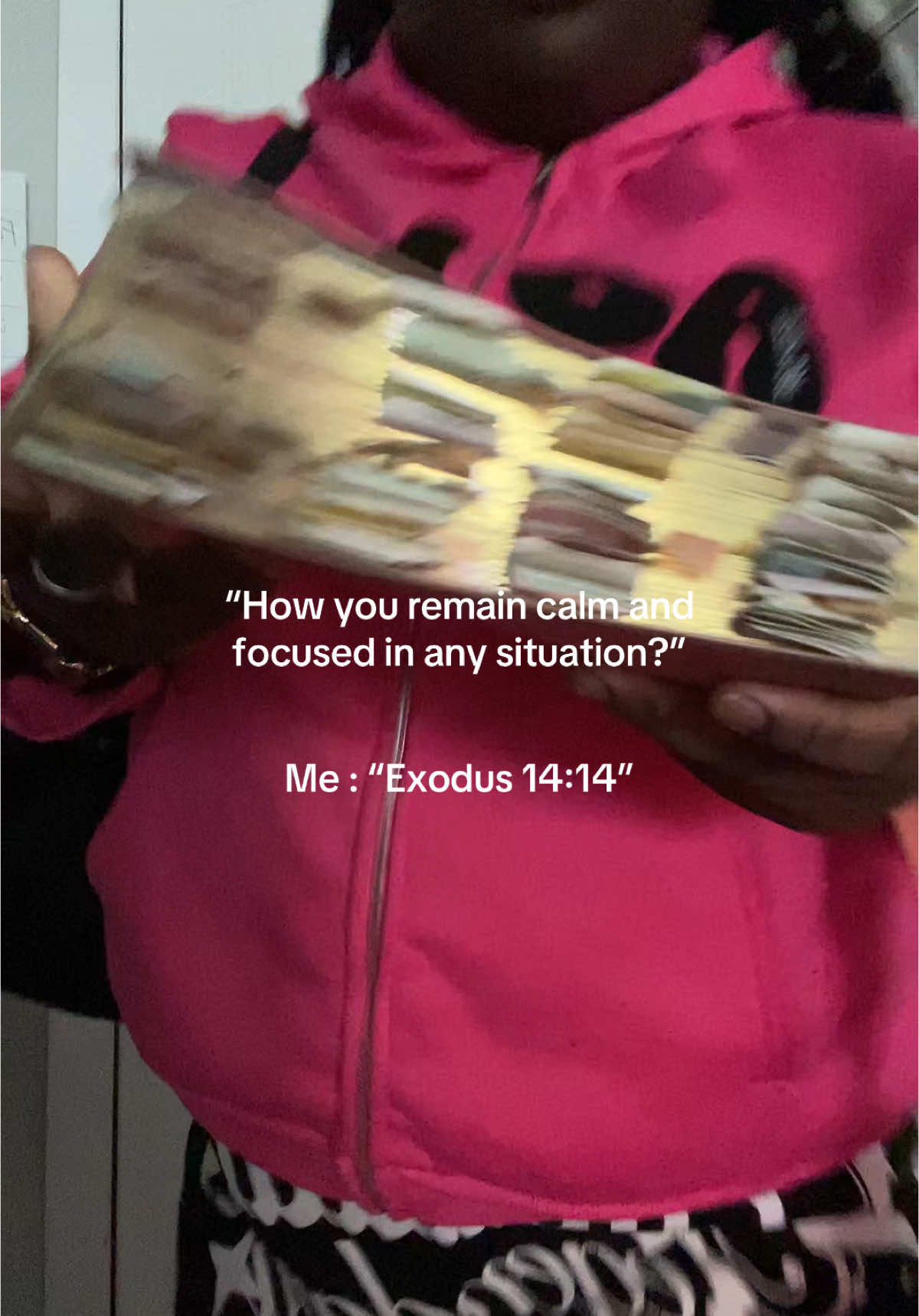 “The Lord himself will fight for you. Just stay calm.” - ‭‭Exodus‬ ‭14‬:‭14‬ ‭🔥🫱🏽‍🫲🏿 #fypシ #christiantiktok #exodus1414 
