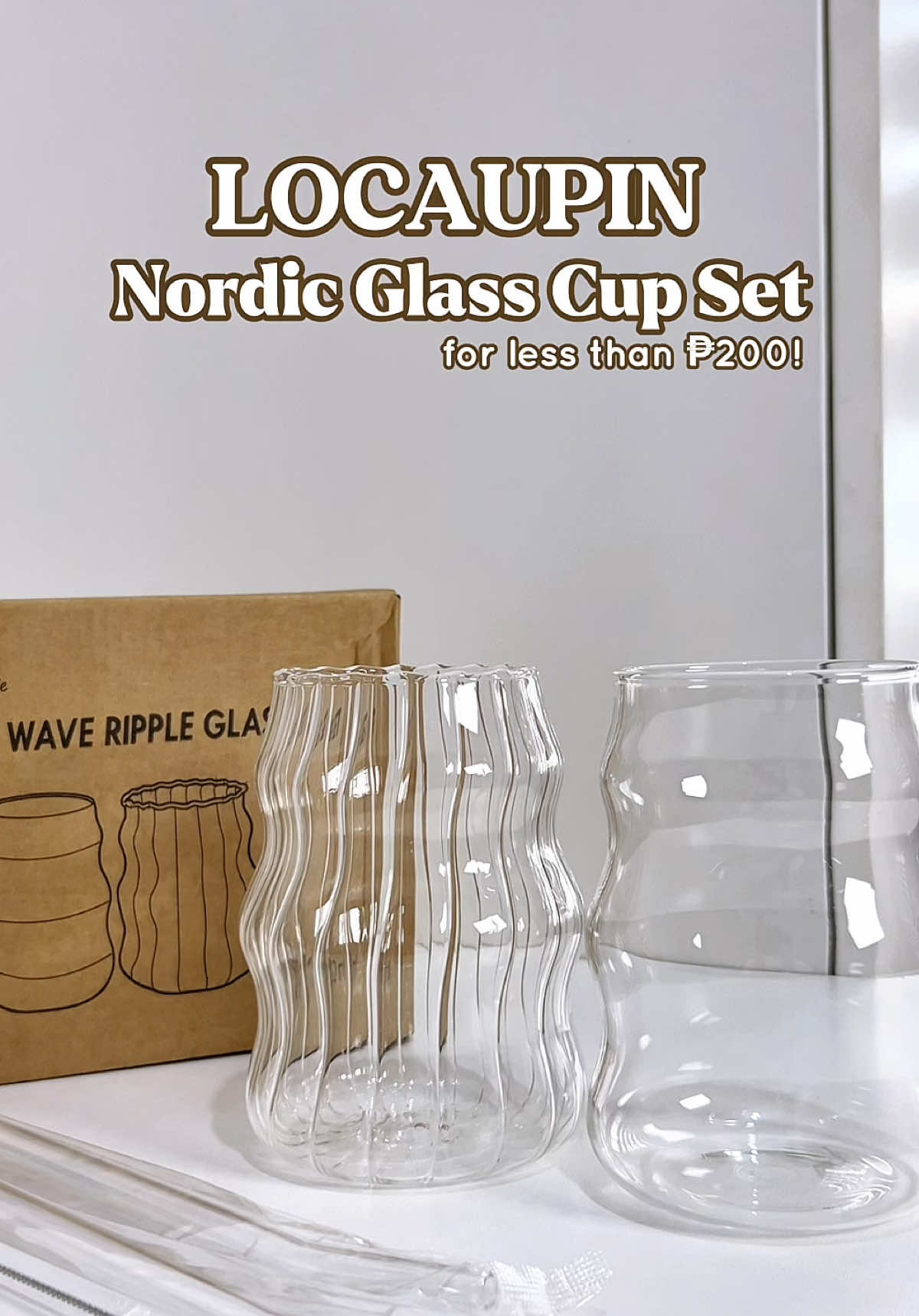 Calling all the coffee and matcha lovers who like to make their own drinks at home, you definitely need this “aesthetic” transparent cup! Got them for ₱180+ lang, but prices may change anytime! Gogogo checkout mo na!!  #aesthetic #nordic #icedcoffee #matcha #locaupin #glassware #glasscup #tiktokfinds #affordable #fyp #fypシ゚ #foryou 