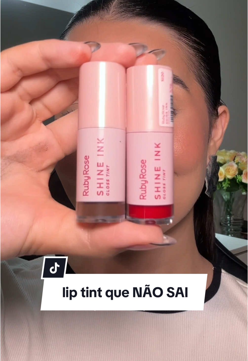 Superou todas as minhas expectativas, viu?  Essa semana já trago mais cores mas eu estou apaixonada e tá em torno de 15$ #liptint #glosstint