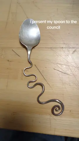 what do y'all think about spoon (I made it)  #handmadejewelry #art #spoon 