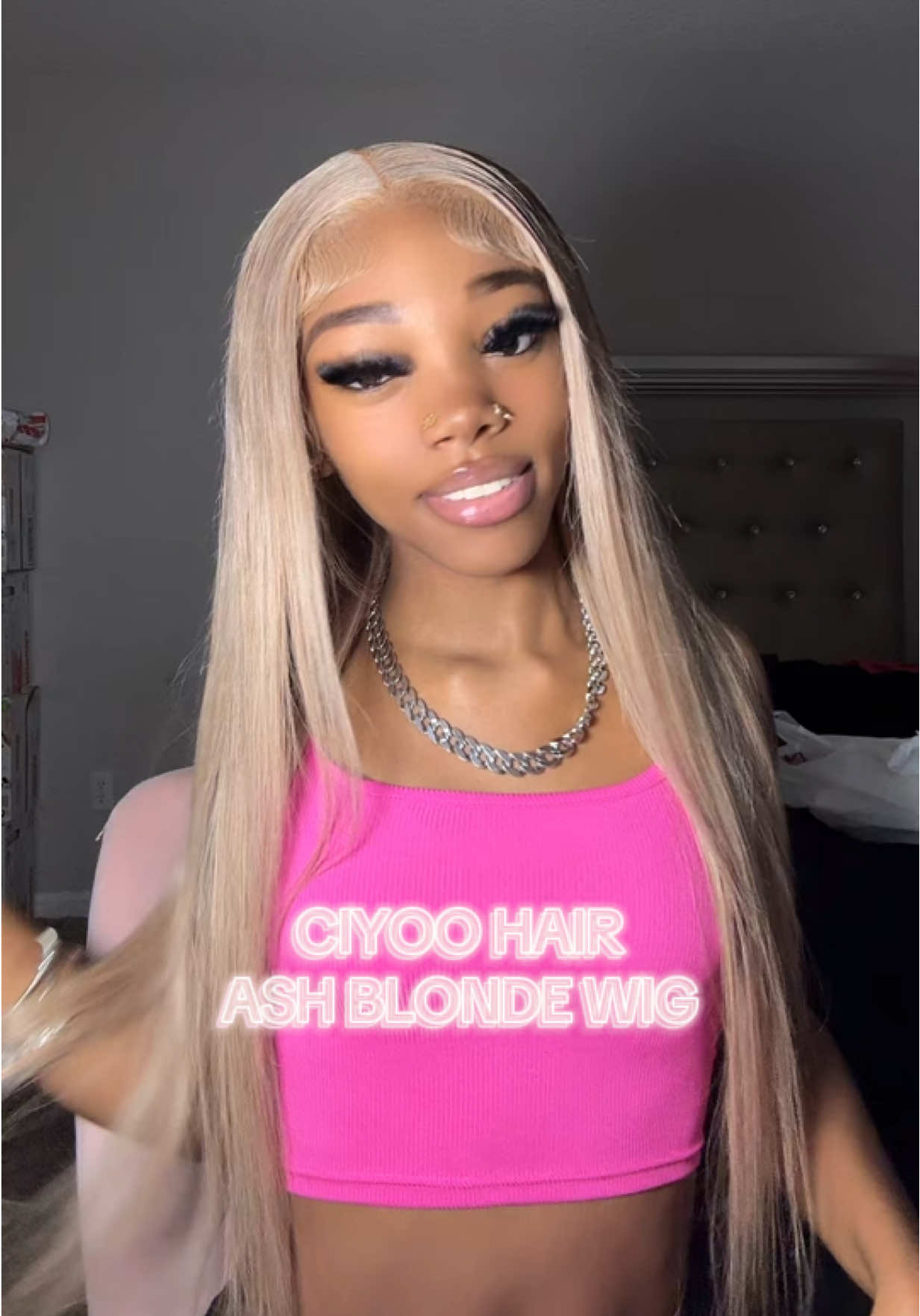hair from @Ciyoo Hair 😍  #ciyoohair #ashblondewig 