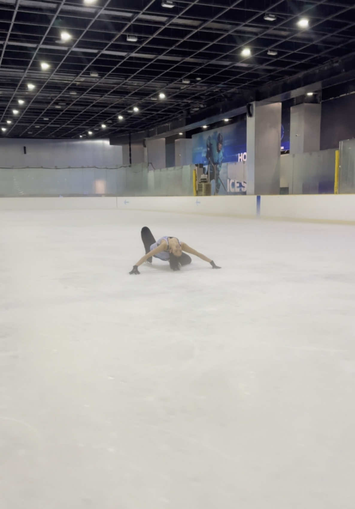 I just had to do this… re-doing it the moment I step on smoother ice😭🙂‍↕️  #IceSkating #figureskating #winnertakesitall #mamamia #skyechua #fyp