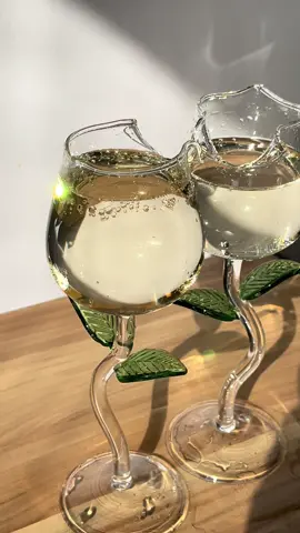 The rose goblet is so beautiful 🤩🌹🥂#stemware #cocktailglass #glassware #drinkware #gift #rose #glasses #homegoods #winetiktok🍷 #fyp 