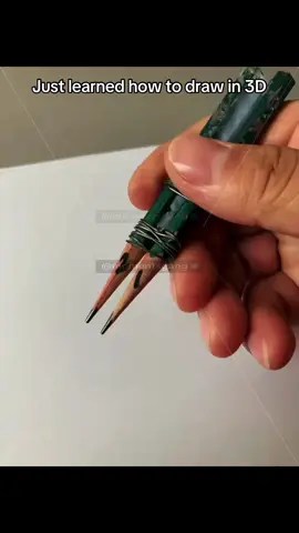 Today I learned how to draw in 3-D