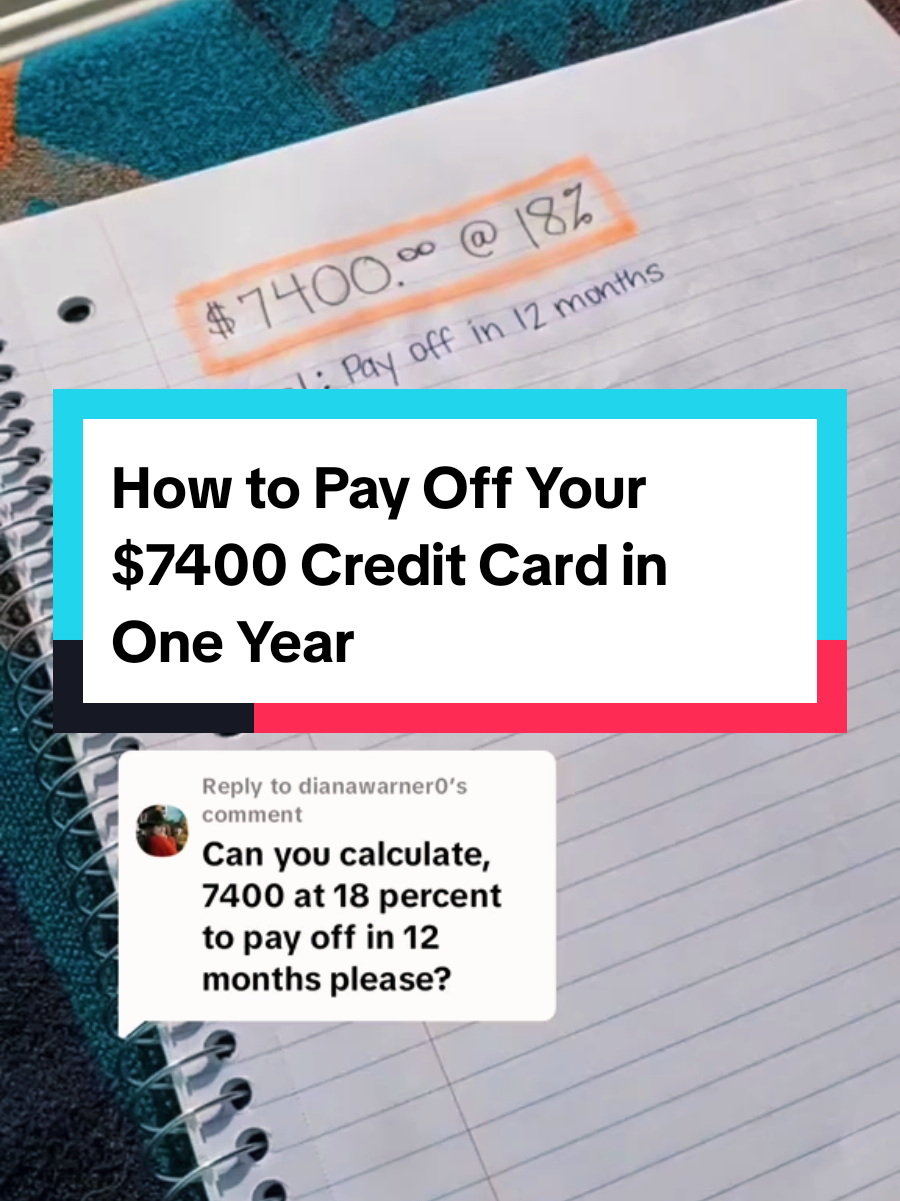 I've had several credit cards with balances this high and even higher interest rates. It can feel so overwhelming! Very satisfying to have a plan in place #creditcard 