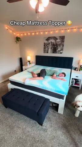 This Mattress Topper Saved My Mattress ❤️😭 #mattresstopper #sleep #bed #mattress #foam #fy 
