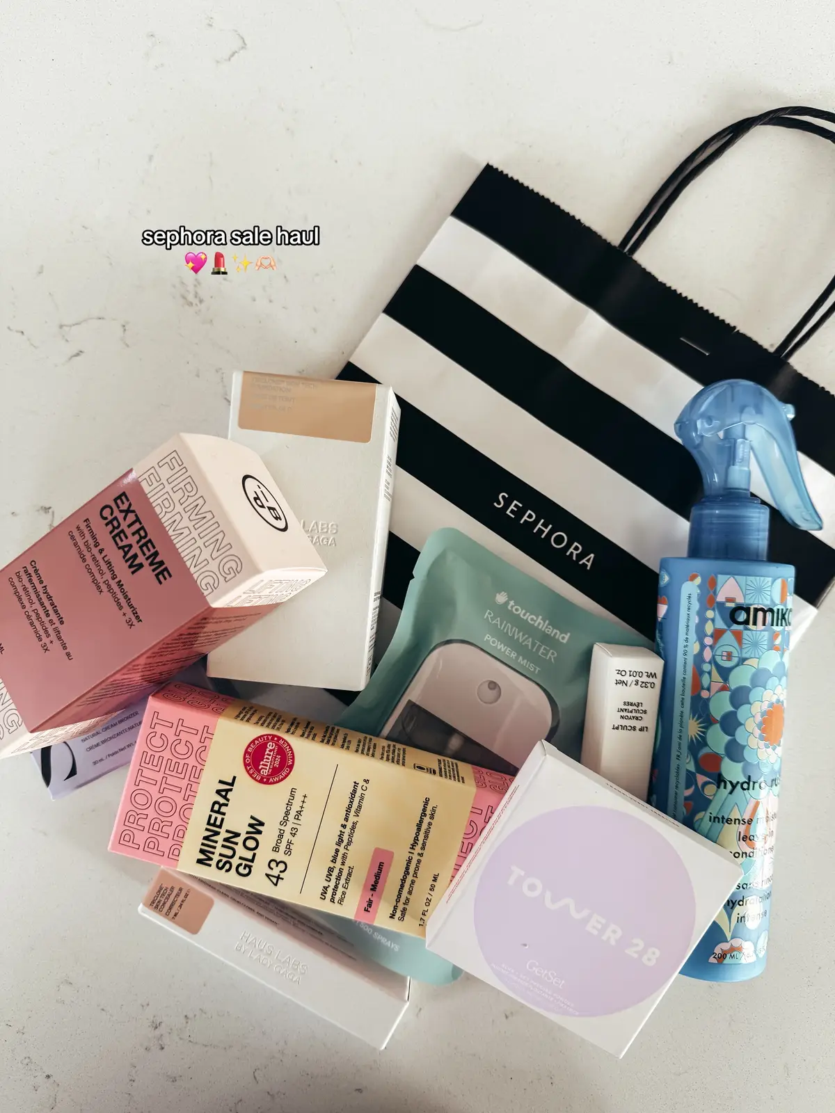 does anyone want a last minute code?! 👀 Sephora sale haul 🫶🏻✨ #sephorasale #sephorahaul #makeup #sephorasalecode #sephoracode @Saie @Tower 28 Beauty @Sephora Collection @touchland @Haus Labs by Lady Gaga @Caudalie @REFY 