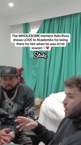 The wholesome moment Adin Ross shows love to Akademiks for being there for him at his lowest #adinross #akademiks #viral #fyp #wholesome 