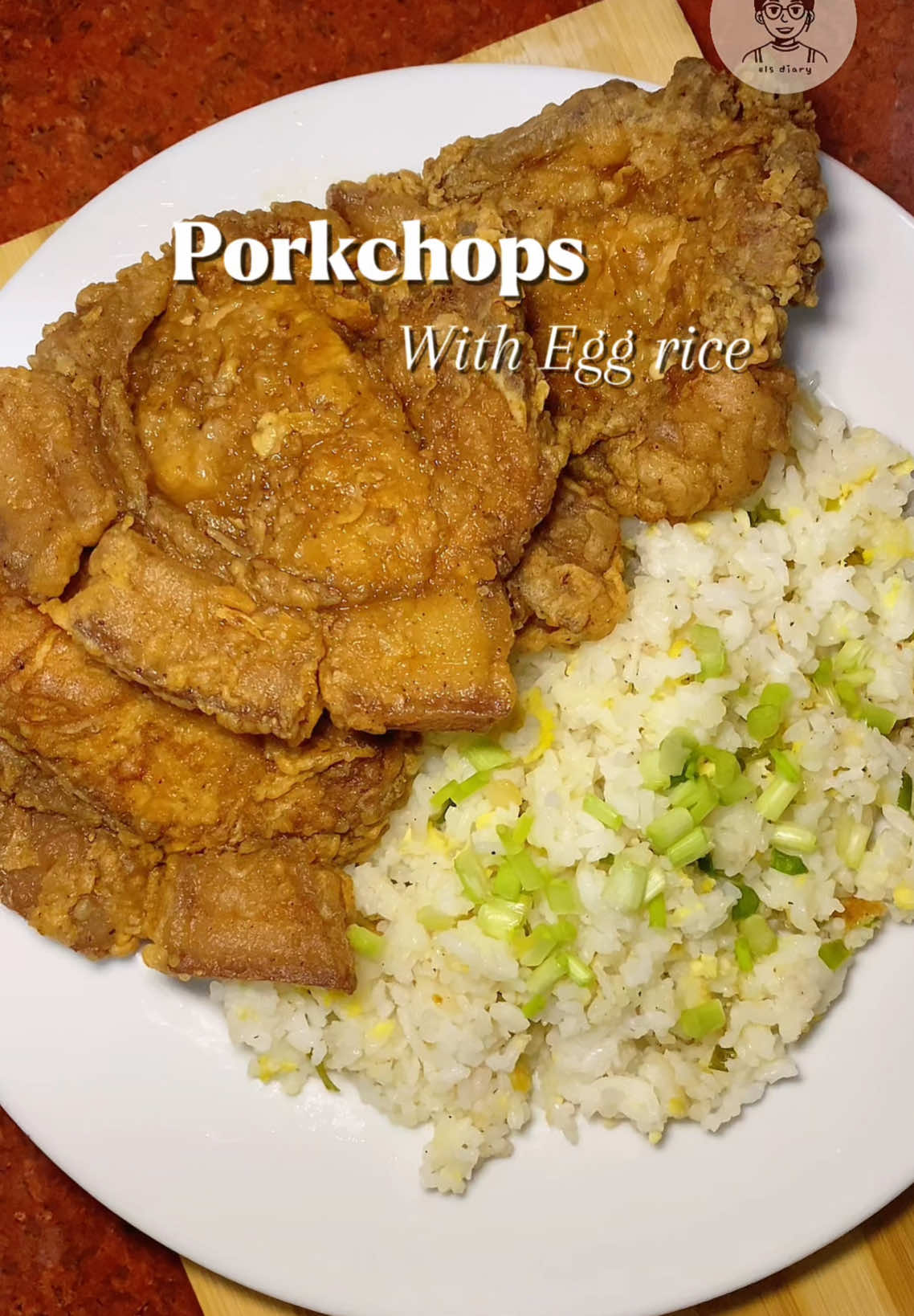Porkchop and Rice! 😋 With mangtomas solid na! 😍#porkchop #pinoyfood #ulamideas #food #Foodie #cooking #recipeideas #pork #porkrice #cravings #cravingsatisfied 