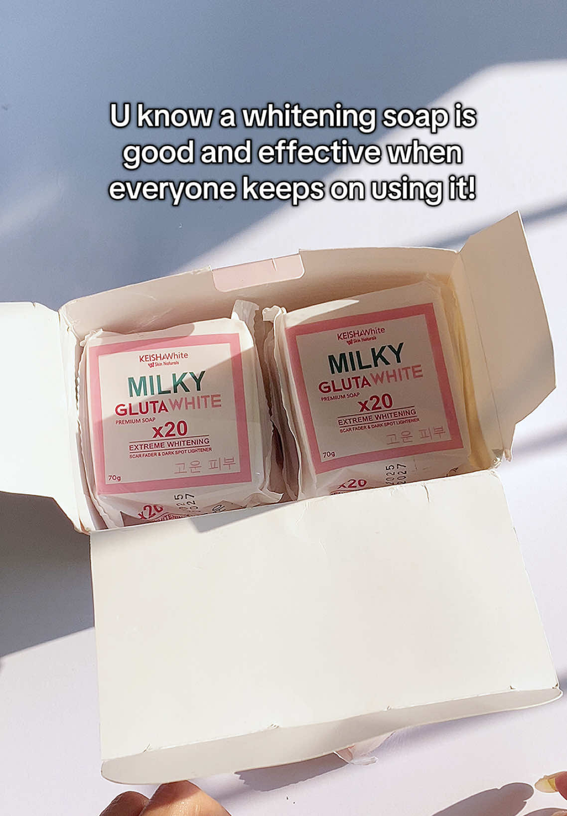 U know a whitening soap is good and effective when everyone keeps on using it! Like Milky Gluta White soap 🧼  #milkyglutawhite #milkyglutawhitesoap #whiteningsoap #fyp 