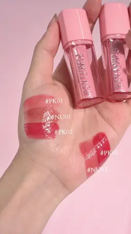 Lip tint glossy anti-transfer ini tidak menempel di gelas saat minum, warna mana yang kalian suka? 🌟	 #pinkflash #pinkflashbeauty #transferproofliptint#liptint#lipstick#lipbalm