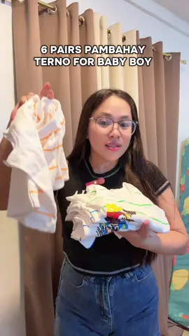 6 PAIRS PAMBAHAY TERNO FOR BABY BOY #ternoforbaby 