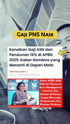 Gaji PNS naik !!! #sekolah #pns #infogtk #gurusd #masukberanda #infoguru #fyp #pendidikan #ppg 