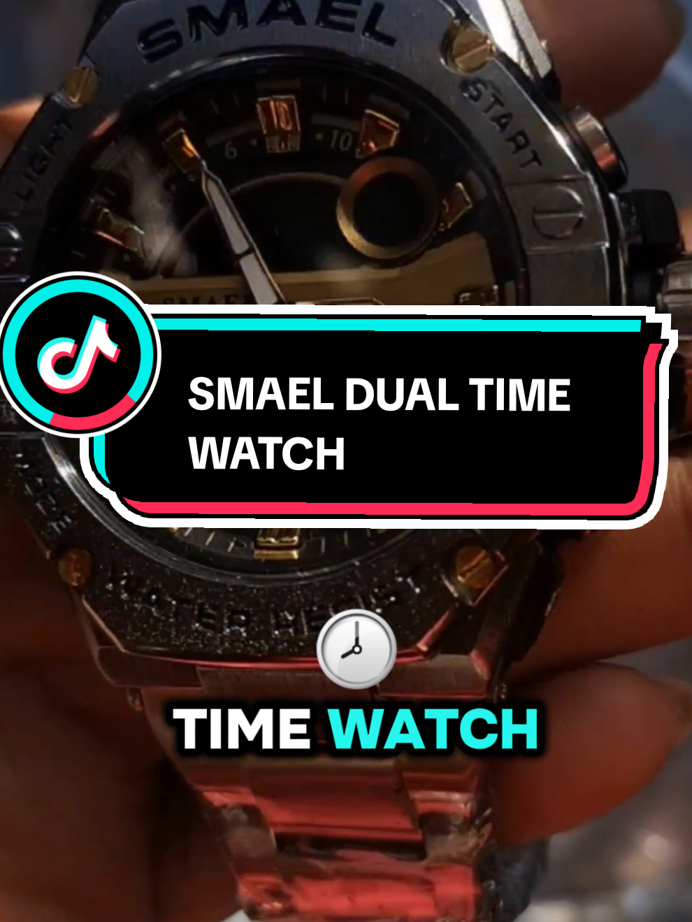 SMAEL DUAL TIME WATCH  AVAILABLE NOW #SMAELWatch #WatchTok #MensWatches #WatchesOfTikTok #AffordableStyle #MensFashion #OOTD #FashionFinds #StyleOnABudget #WaterproofWatch #DualTimeWatch #FYP #ForYou #Viral