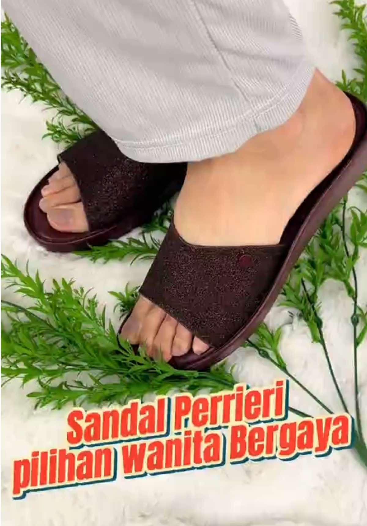 Sandal Perrieri tapak tinggi yang cantik ✨ Selesa & sesuai untuk OOTD atau event. Jangan lepaskan peluang, grab sekarang! 😍 #kasutsandal #OOTD #selesa #perrieri