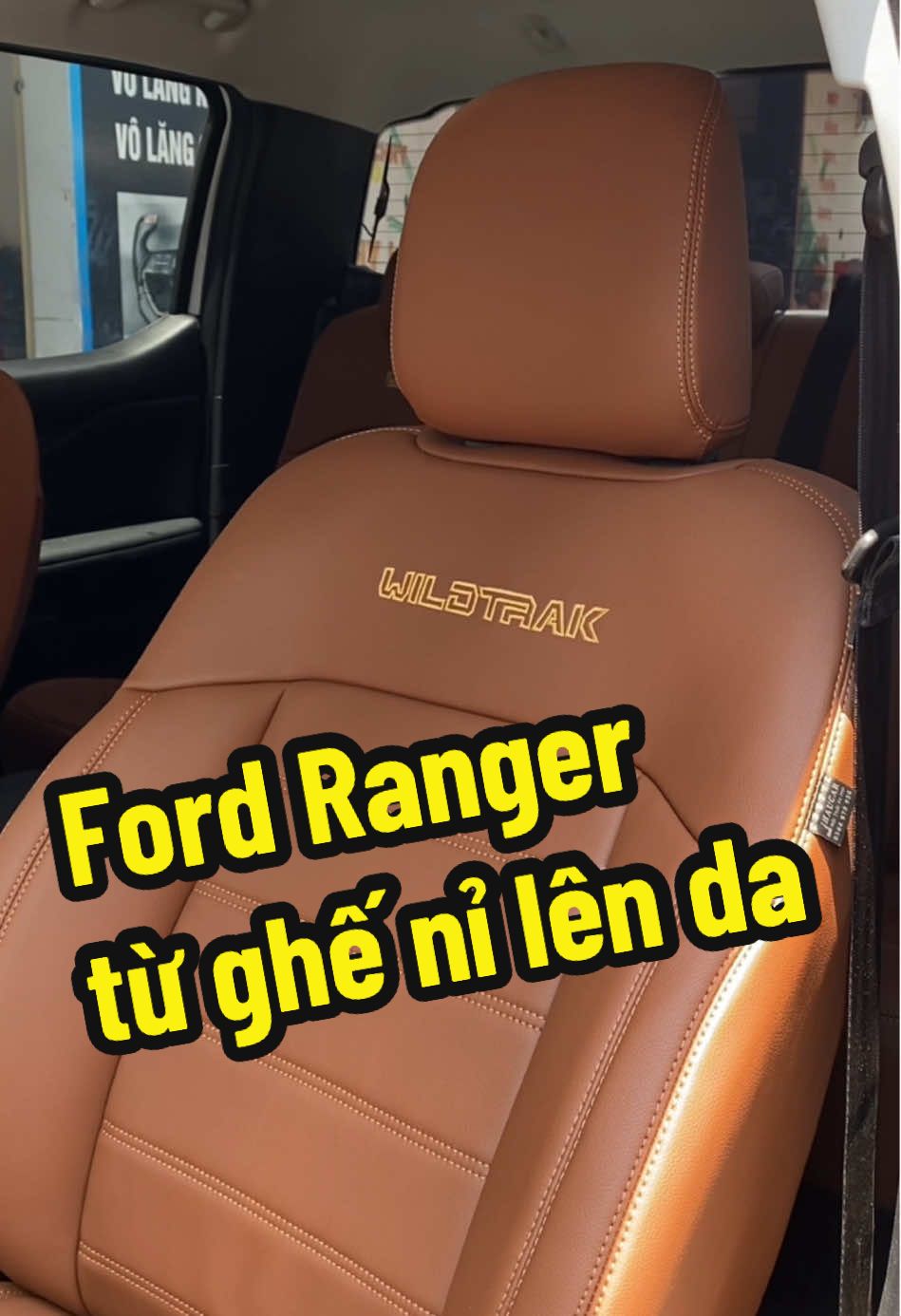 Ranger từ ghế nỉ lên da , cảm ơn anh khách đã ủng hộ. Anh, chị có nhu cầu liên hệ em ạ ! #haucar #bocgheda #tiemmaygheda #49lamdong #noithatxehoi #ranger 