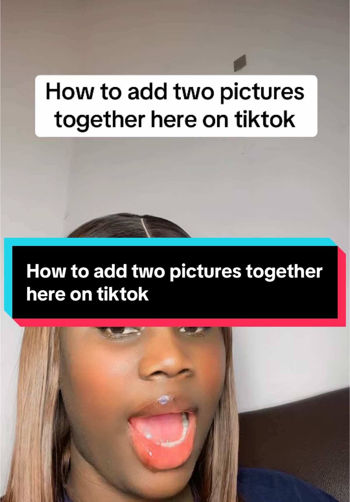 How to add two pictures together here on tiktok #newontiktok #tiktokgrowth #tiktokbeginners #tiktoktutorials #tiktoktips #creatortips #queenzoe02 #queenzoeoftiktok 