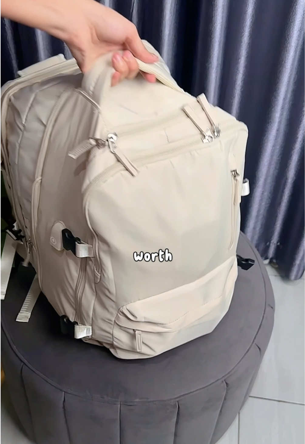 backpack rasa koper muat banyak bgt plis!😭🫵🏻 #backpack #tasransel #travellingbag #tasjumbo 