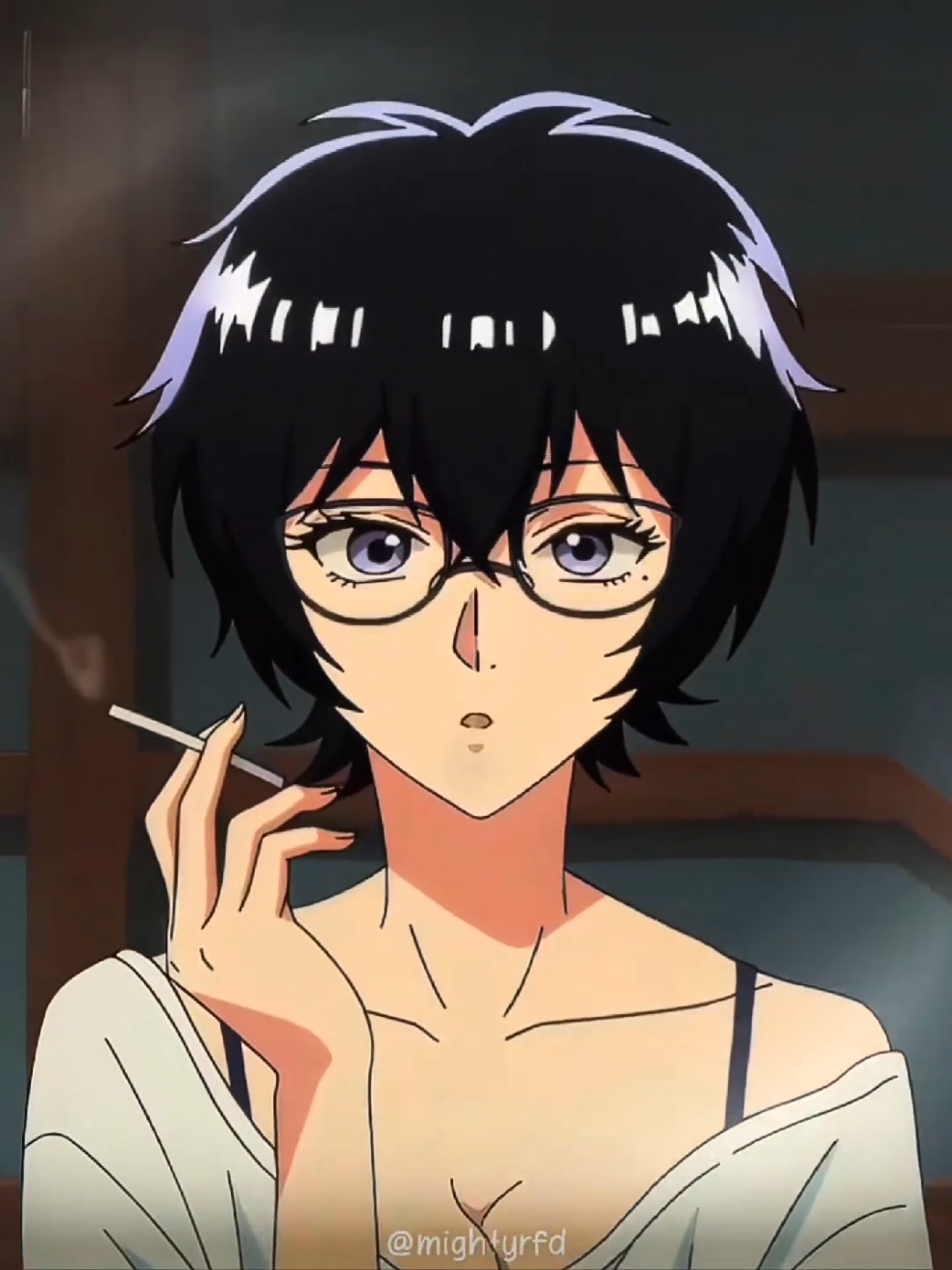 Short Hair + Glasses = PERFECT😍 | #reikokujirai #kowloongenericromance #anime #animeedit #mightyrfd 