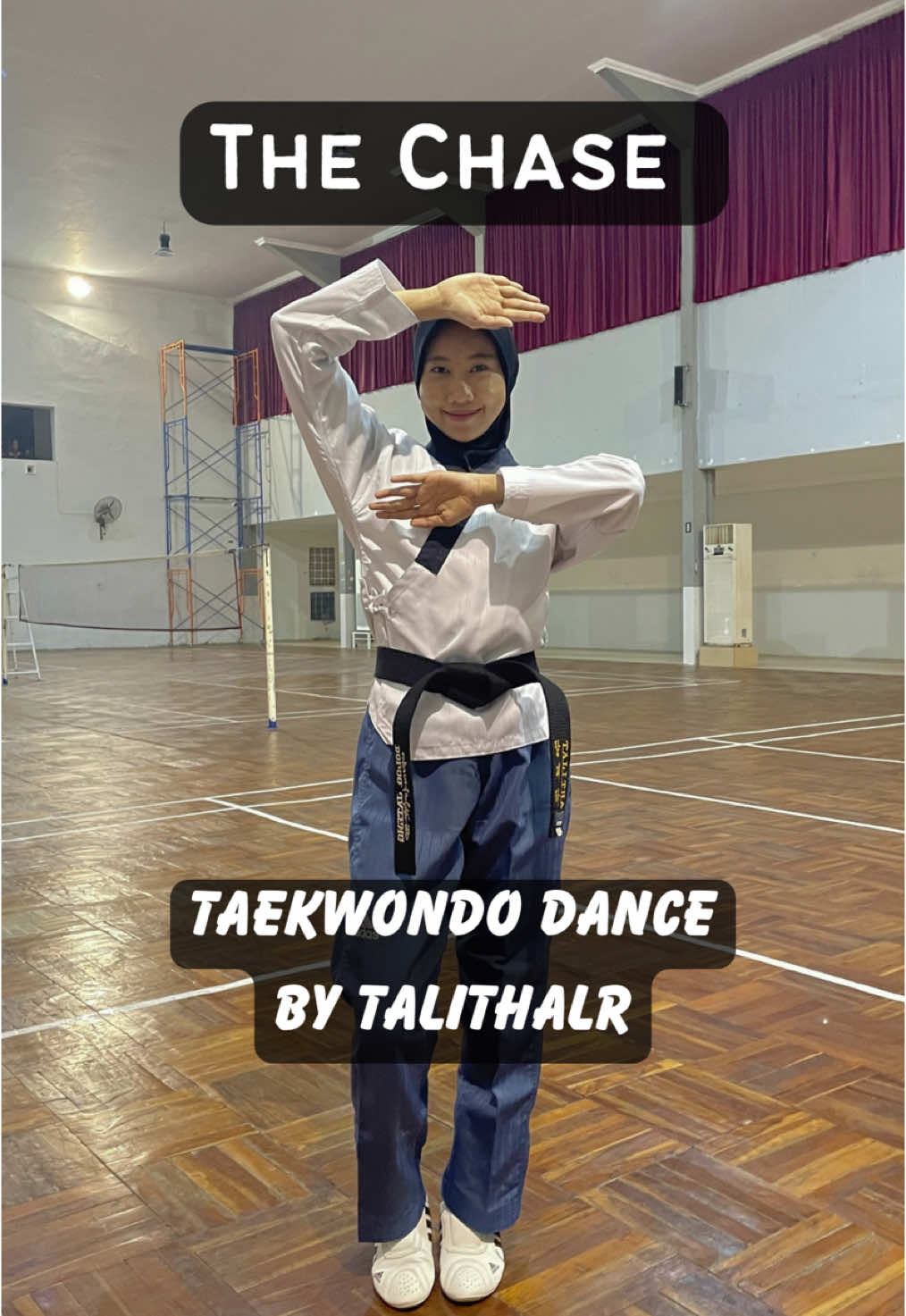 Membalas @najj Ajadeh hai teman” onlen 🫶, baru sempet take lgi hehe. Taekwondo Dance The Chase by me  @Hearts2Hearts  . . . #thechase #h2h #hearts2hearts #taekwondodance #taekwondo #tren #trendingsong #dance #kpop #foryou #fyp 