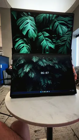 This portable monitor is INSANE!  🔥JSAUX dual stacked monitor Flipgo coming soon only at era tablet 🔥 https://eratablet.com/ #eratablet #jsaux #jsauxflipgo
