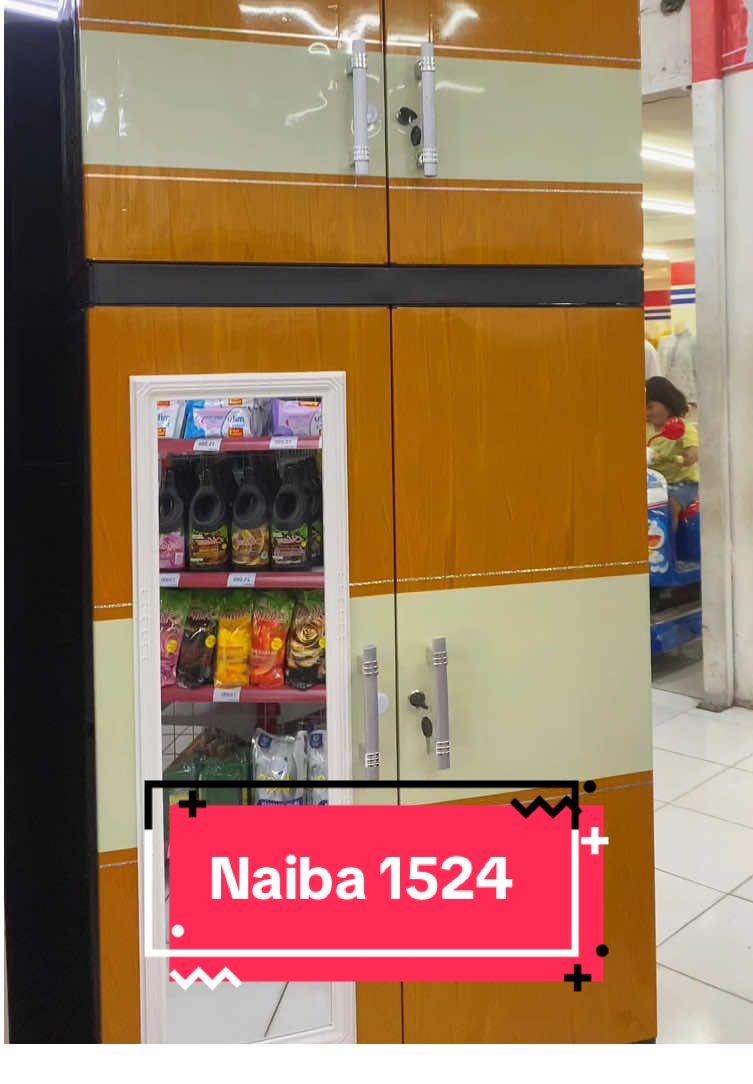 LEMARI PAKAIAN NAIBA FIT GANTUNG JUMBO 1524 KACA lebar:71 cm diameter:48 cm tinggi: 190 cm  Spesifikasi: - anti air, anti jamur dan mudah dibersihkan - lebih praktis dan mudah untuk dipasang - Struktur yang lebih kuat. - Mampu menahan beban lebih dari 20 Kg (Tiap susun). - Design Stylish dan Modern - Foil anti gores - Memiliki slot kunci dibagian dalam lemari - Memiliki ruang penyimpanan yang luas - Finishing permukaan halus. - Memiliki bagian susun dan gantung - Memiliki kunci bagian luar dan dalam agar lebih safety. #foryoupage #moots? #fypage #naiba #lemari #lemaripakaian #thr #lebaran #murah 