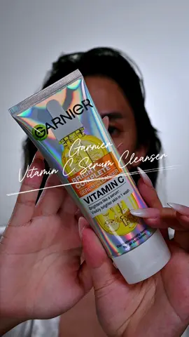 Why just get one if we can have two in one for a product?! C brighter skin in just 1 wash with @garnierph Serum Cleanser! #GarnierGang #GarnierCBrighter #Skincare