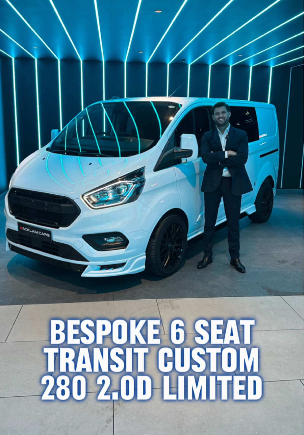 Check out this Bespoke, 6 Seat Transit 2.0D Custom 280 Limited with a Professional Three Individual Leather Rear Seat Conversion 💨 2022 72 Ford Transit 2.0D Custom 280 Limited (+VAT) Live Priced at £28,990 - PLEASE NOTE: This Transit is VAT Qualifying, Price Plus VAT. - Contact Paddy on 07827916137 or Business WhatsApp us on 07724101010 📲 Finished in the Signature White with some key styling enhancements including Bespoke Bodykit, 18” Gloss Black Alloys, Fixed Towbar, Ford Raptor Style Grille, ClearSight Rear View Camera, Roof Bars & Carpet Rear Load Are with Storage Shelves. Only 9,093 miles & featuring the highly sought after Automatic Gearbox.  #fordtransit #transitcustom #custom280 #acklamcars