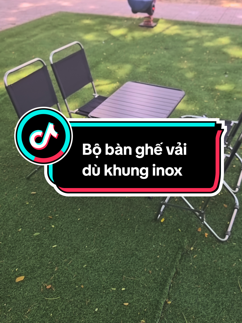 Bộ bàn ghế gấp gọn inox #bàn 