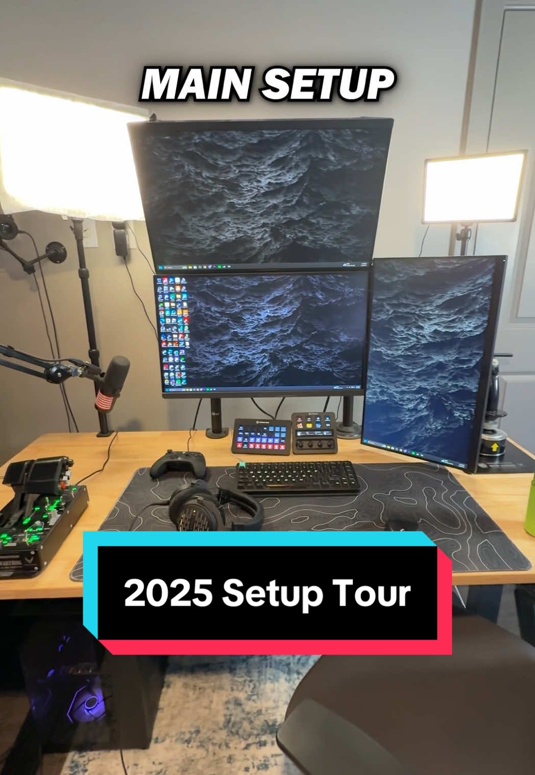 2025 Setup Tour #aviation #flightsim #simulator #msfs #pc #tech 