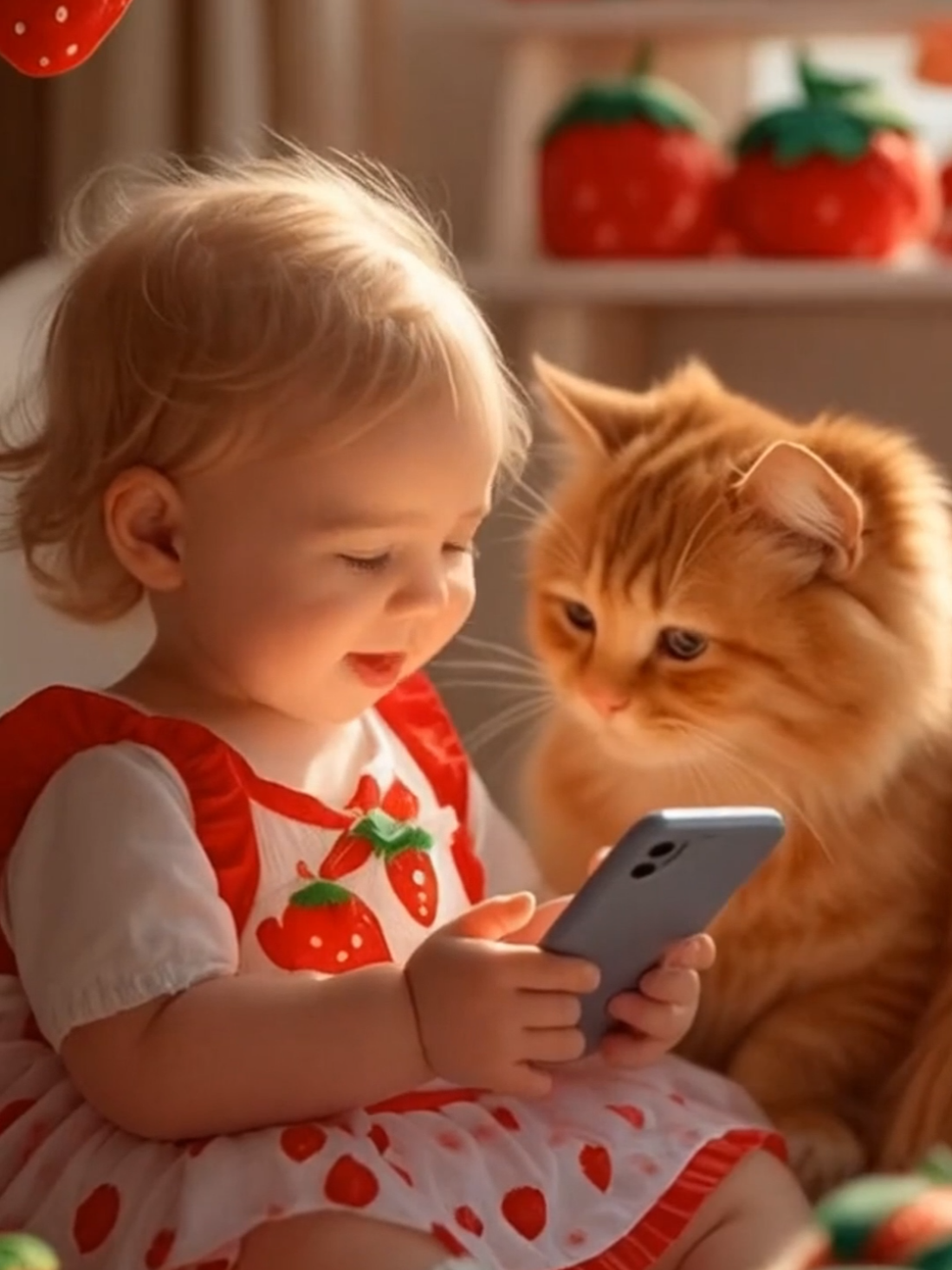 Cute baby laughing with cat #cutebaby #cutecat #babylaugh #petlovers #pet #funnybaby #funnyvideo #funnymoments #catlaughing #fyp  #ai 