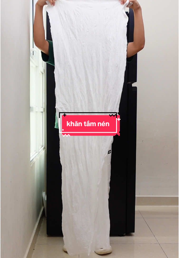 Hè này đi du lịch, công tác đem khăn này theo cho cả nhà xài cho yên tâm | Khăn tắm nén | Nhân check #letnhancheck #review #TikTokShop44 ##TikTokShop44 