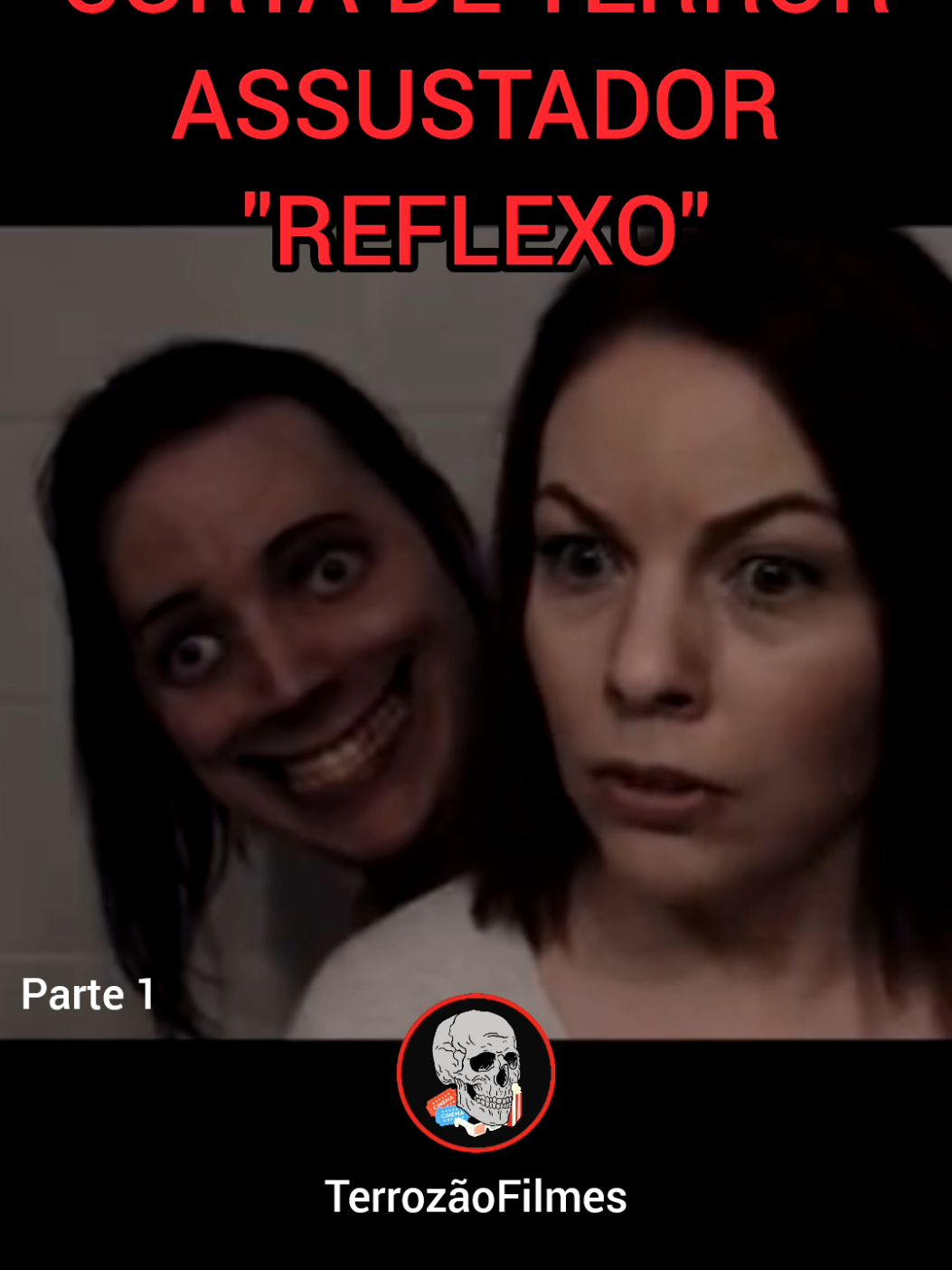 CURTA DE TERROR REFLEXO  #MEDO #CURTADETERROR #CURTA #TERROR #cena 