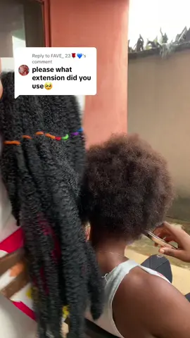 Replying to @FAVE_ 23🌹💙 I used the big Lush kinky extensions, one pack🫶🏾  #owerribraiders #nazathebraider #jumbokinky #trendingsound #shorthairstyles #knotlesskinky #fypシ゚ 