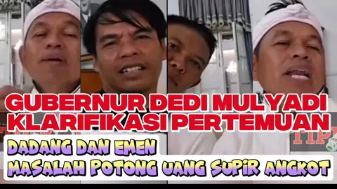 Dedi Mulyadi Klarifikasi Pertemuan Dadang Dan Emen Potong Dana Supir Angkot, Ini Faktanya! #DediMulyadi #KlarifikasiDediMulyadi #DadangDishubBogor #EmenSupirAngkot #PotongDanaSupirAngkot #DishubBogor #SupirAngkotBogor #BeritaViralJabar #fyp