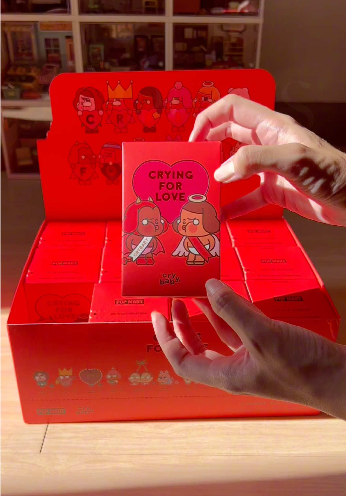Pop Mart Cry Baby Crying For Love Unboxing ASMR Version. Volume Up! 🔊 #popmart #crybaby #cryingforlove #blindbox #unboxing #asmr #ayiplays 