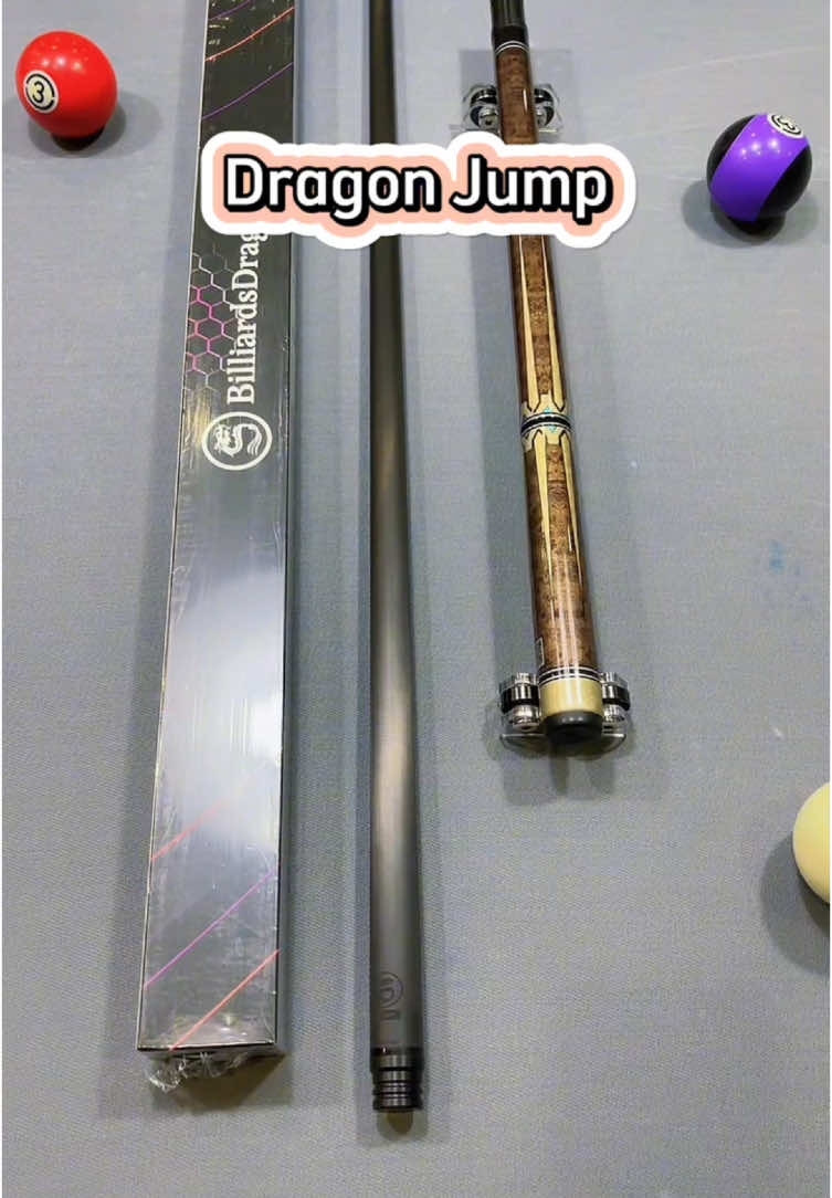 Gậy nhảy Dragon, 3 khúc, full carbon giá chỉ hơn 2🍠 #billiards #bida #trending #cơbida #billardcue #cơnhảy #dragonjump 