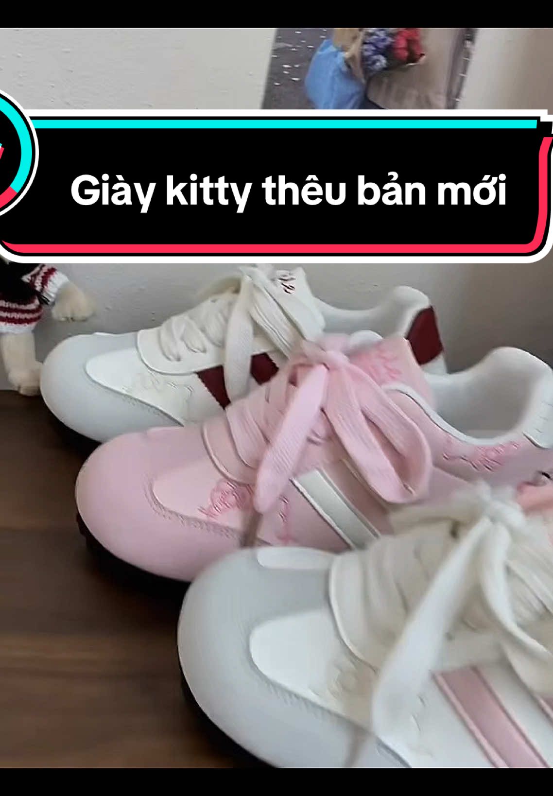 Giày kitty bản mới#xuhuongtiktok #review #shoes #xh #xuhuongtiktok #giaythethaonu #giaynu #giaysneaker #giaydep #huongtrolive68 