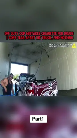Off Duty Cop Mistakes Cigarette for Drugs | Cops Tear Apart His Truck, Find Nothing. Part1  #cops #policeofficer #audit #lawsuit #law #badcops #viral #foryoupage 