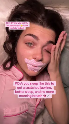 I love this brand sm #mouthtape #jawline #transformation #sleep 