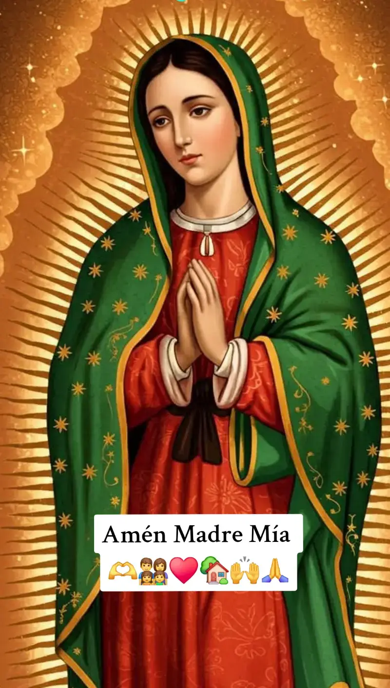 La #Virgen de #Guadalupe #escucho tu #oración #fee #laoraciontienepoder #amen🙏 #🙇‍♂️🌹👨‍👩‍👧‍👦 #confíoenti #madresantisima💫 