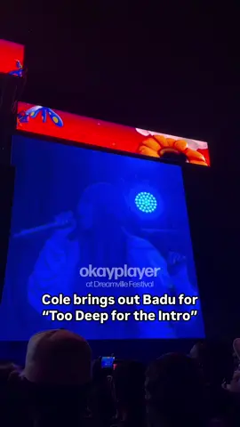 #JCole brought out #ErykahBadu straight from her set across the Dreamville Festival grounds on Too Deep For the Intro. You can feel their embrace. What a moment in Hip-Hip history 🫂❤️‍🔥 #dreamville #dreamvillefest #musicfestival #Badu 