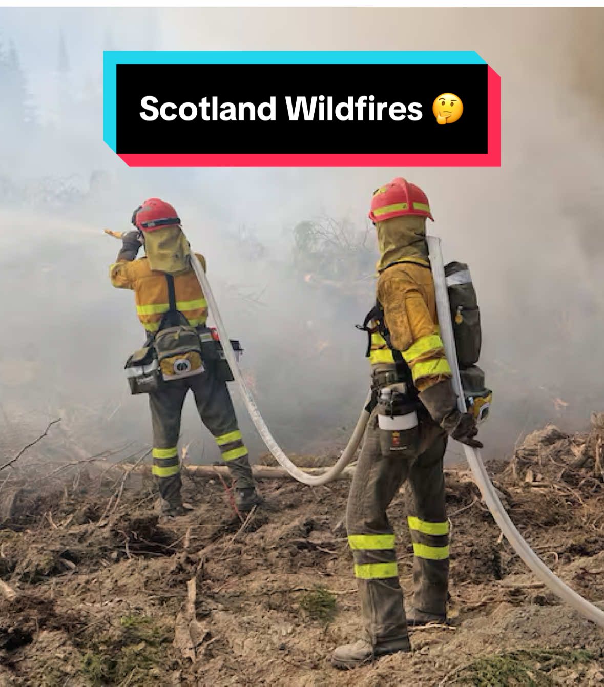 Scotland Wildfire 2025 😳 #Scotland #wildfire #wildfires #fire #news #breakingnews 
