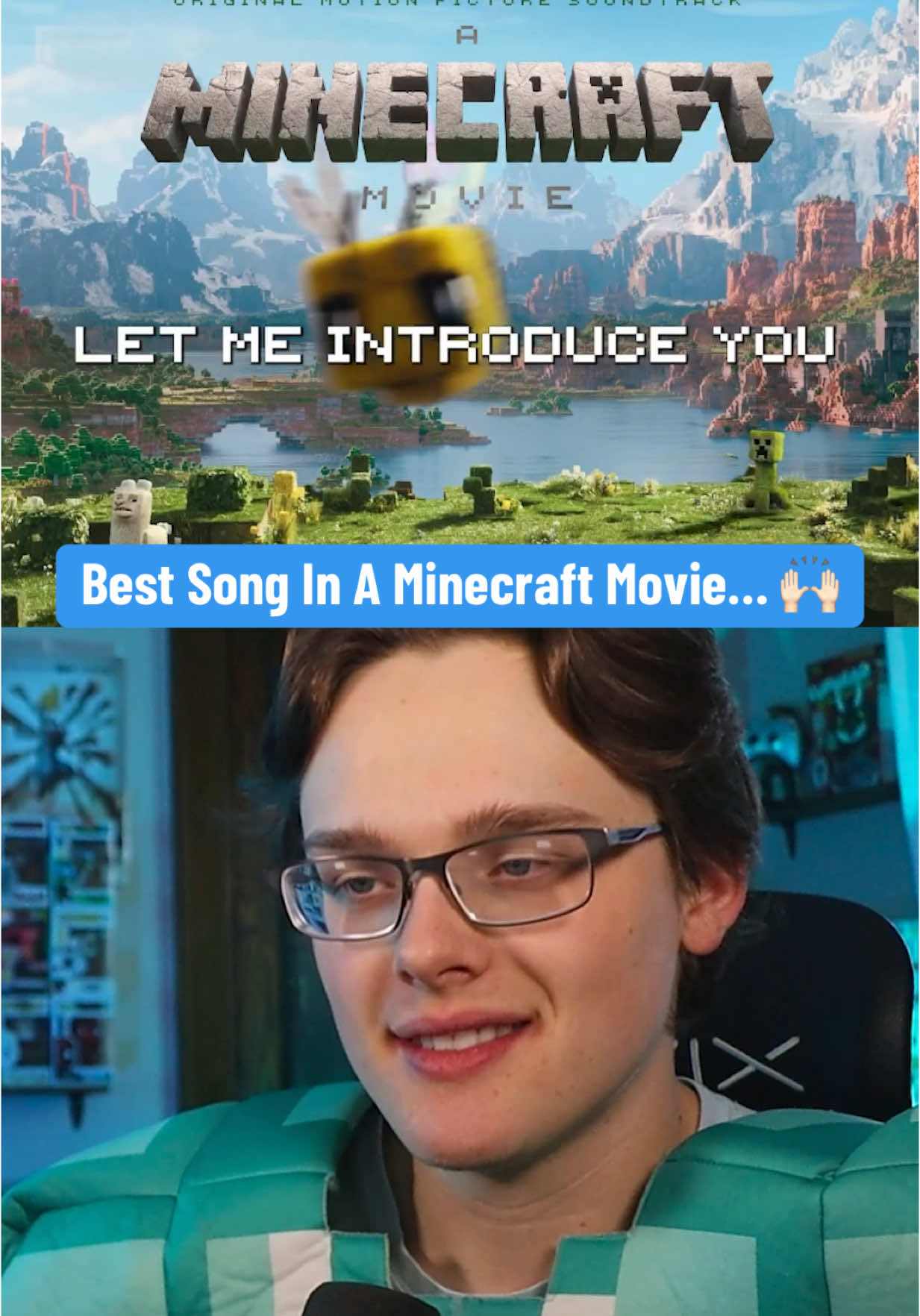 Best Song In A Minecraft Movie… 🙌🏻 #dravenreacts #reaction #react #Minecraft #minecraftmovie #chickenjockey #movietok 