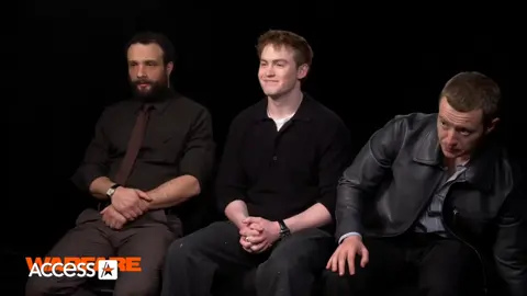 interview for Access Hollywood #josephquinn #joequinn #josephquinnedit #joequinnedit #warfaremovie #warfare #fyp 