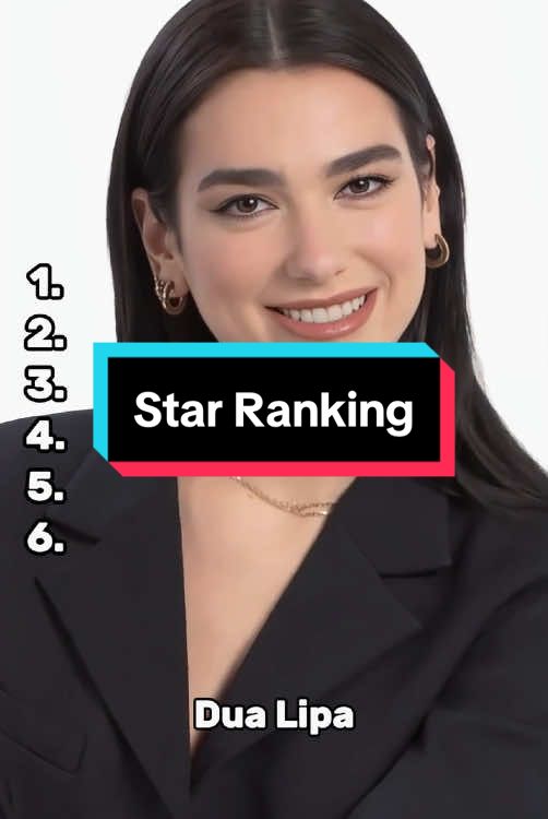 What’s your list?👇 #usa #starranking #ranking #dualipa #milakunis #halstonsage #joeyking #madisonbeer 