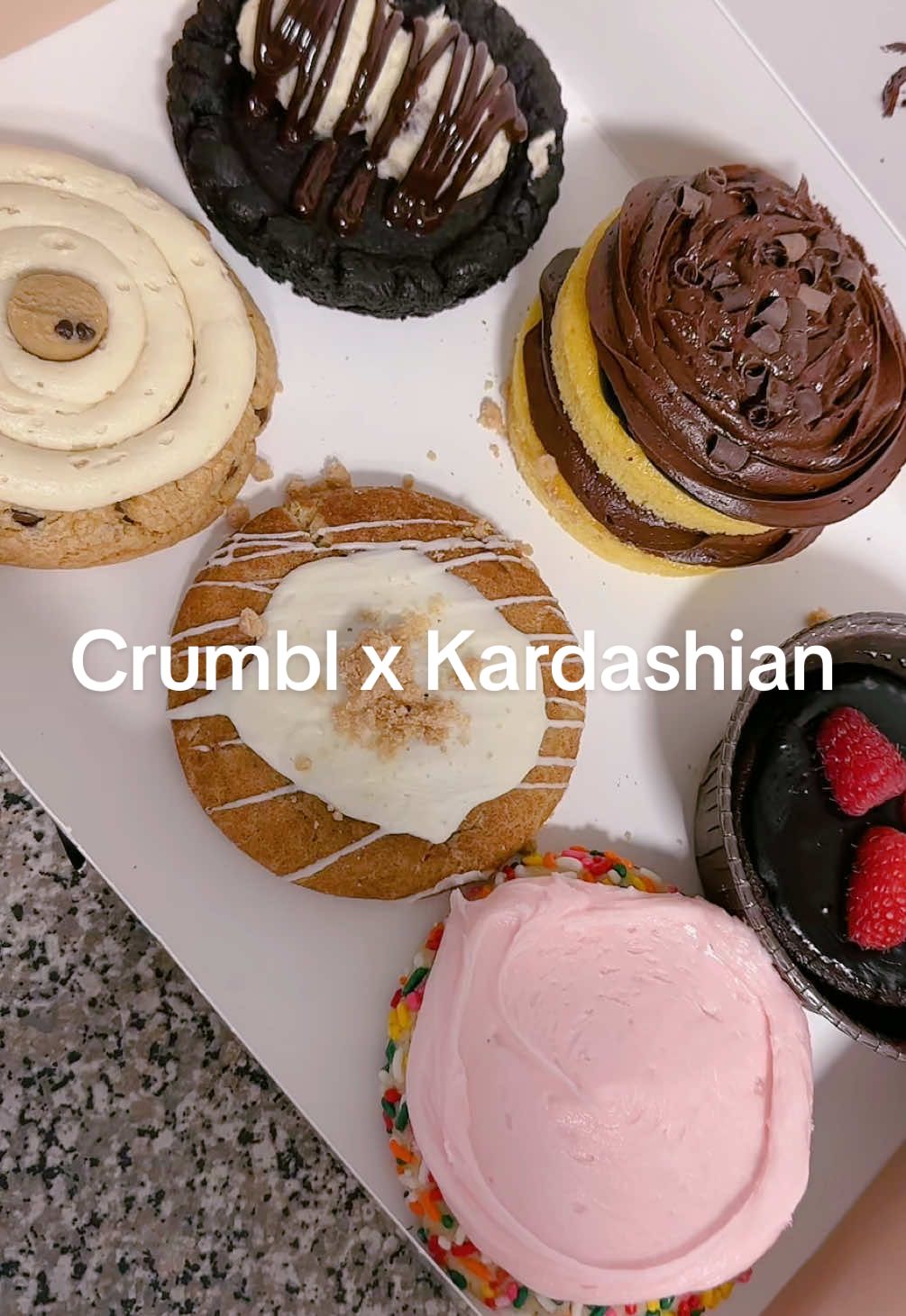 I’m a fan of Crumbl, even though I only eat a sliver of each one! ☺️ This collab is super cute! 💕 . . #crumblecookie #crumblkardashiancookies @Kim Kardashian @Crumbl 
