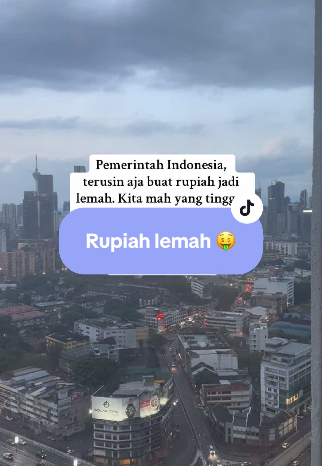 Indonesia gelap? Kau yang gelap 🤑 #rupiahmelemah #kaburajadulu #ringgitmalaysia #ringgitkerupiah 