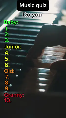 Music quiz: how many did you know? #musicchallenge #songs #quizchallenge #fyp 